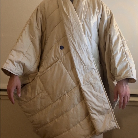 Casper Bedding Casper Snoozewear Blanket Robe In Oatmilk Sml And Indigo S And L Poshmark